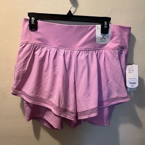 Xersion Womens Pull-On Short - purple - size large